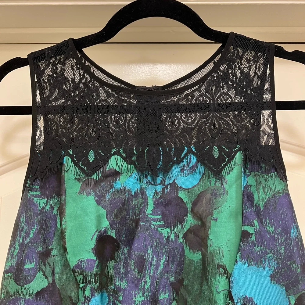 NWOT Anthropologie Leifsdottir Lace and Floral Dress Size 6  La - Picture 4 of 9